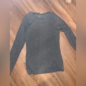 Plain long sleeve silky cotton size small